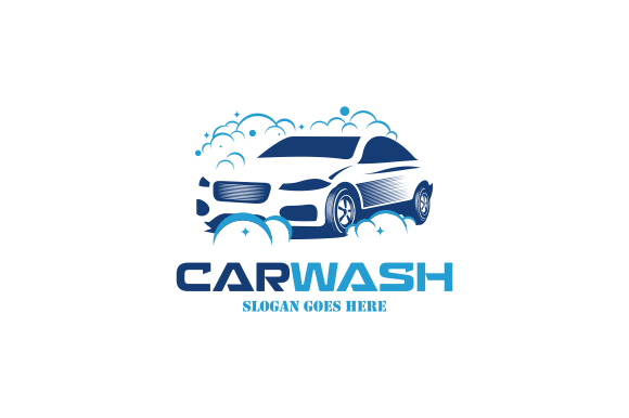 Download Flat Car Wash Logo Background. Best Logo - Flat Collection