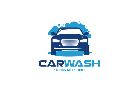 Download Flat Car Wash Logo Background. Best Logo - Flat Collection