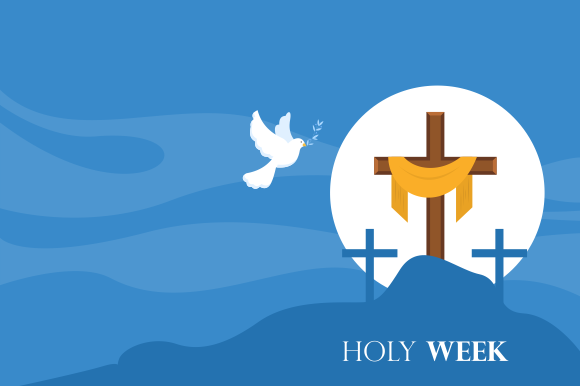 Download Flat Design Holy Week Concept Logo - Flat Collection